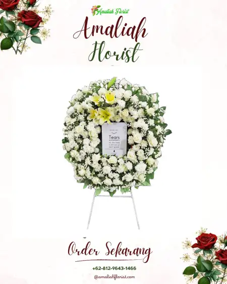 Krans Bunga Duka Sabak Auh